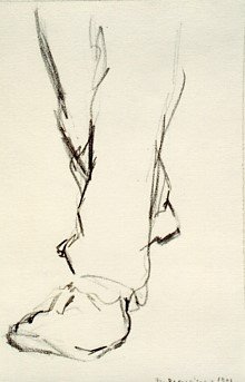 1905 ca. - Empirismo (studio per le gambe del carcerato del III pannello)